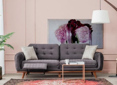 Dreisitzer Sofa Couch Polster Möbel Multifunktion Couchen Sofas 216cm